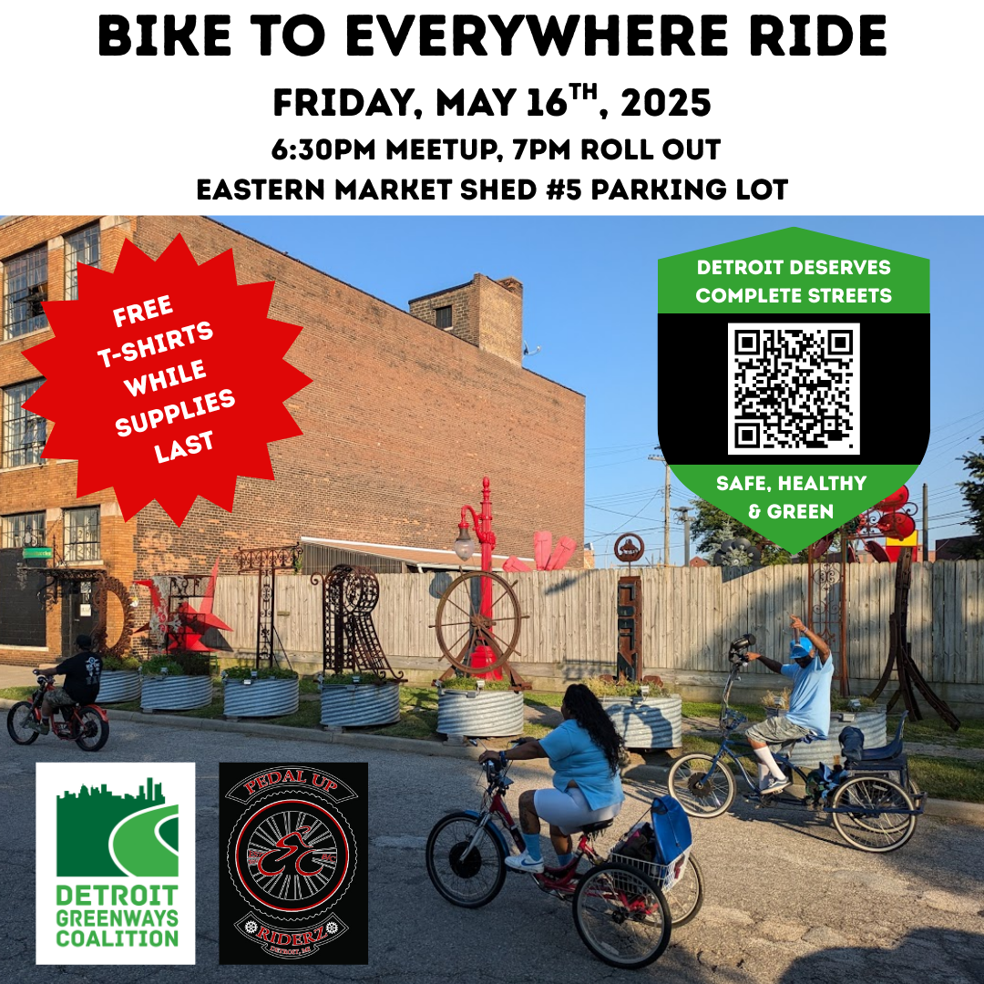Paragraph Bike Ride Bike to Everywhere – Detroit Greenways Coalition